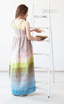 Эко платье-сарафан из натурального хлопка
